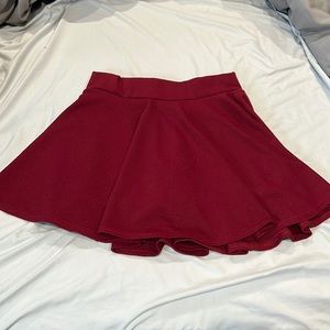 Small maroon skorts